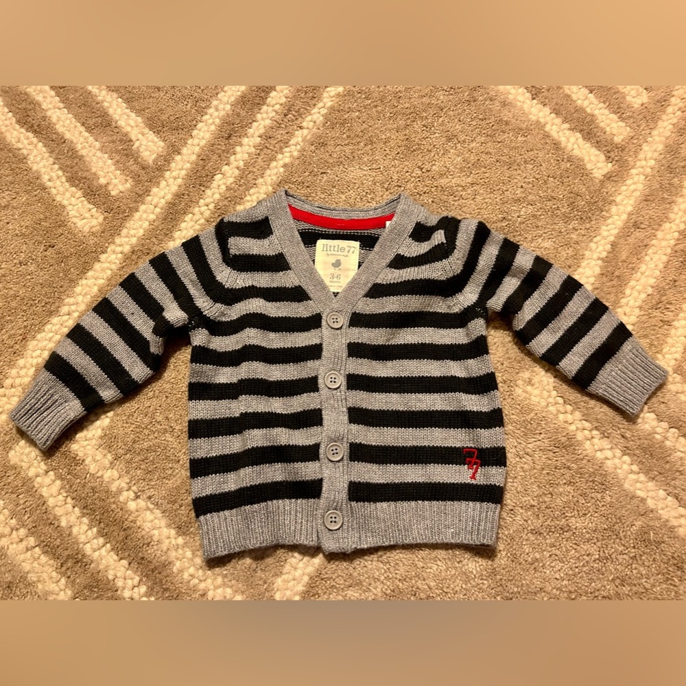77 kids by American Eagle baby boy cardigan sweater 3-6m